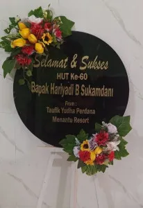 Papan Akrilik Ucapan Ulang Tahun Bolaang Mongondowutara